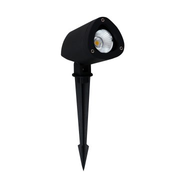 Nova Luce Inside - spot de sol sur piquet - 28 cm - 7W LED inclus - IP65 - noir