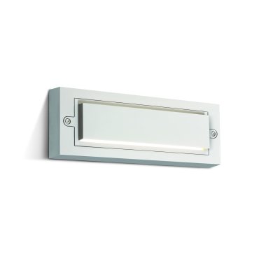 ONE Light Outdoor Wall Bricks II - applique murale extérieure - 25,5 x 9 x 4 cm - 6W LED inclus - IP65 - blanc