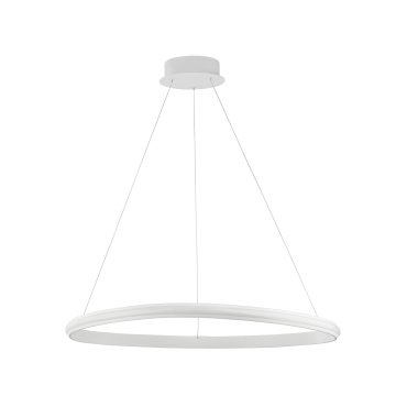 Nova Luce Aries - lampe suspendue - Ø 74 x 120 cm - 32W LED dimmable inclus - blanc sable