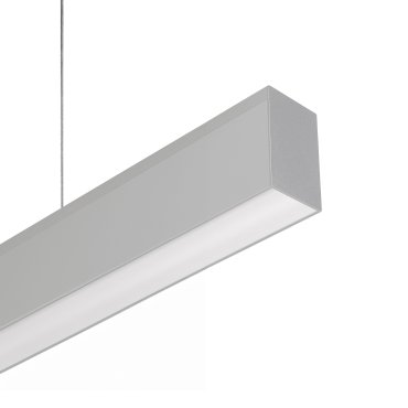 Roi Du Luminaire Slim Line - lampe suspendue - profilé 5,5 x 3,3 cm - 19,2W LED par mètre - alu