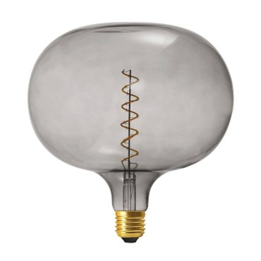 Daylight Italia Cobble Lampe LED - Ø 22 x 23,5 cm - E27 - 4,5W dimmable - 1800K - fumé