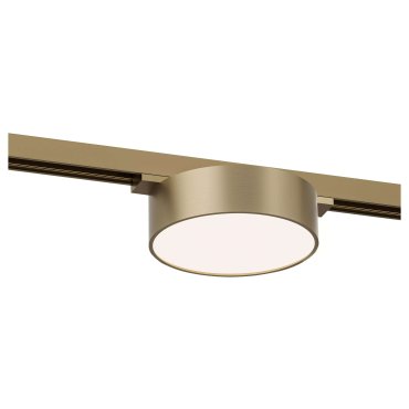 Lucide Linial Fixxt - système de rails magnétiques - spot sur rail - Ø 9,5 x 4,5 cm - LED 6W incl. - Fonction de gradation et couleur de lumière réglable via l'application - champagne