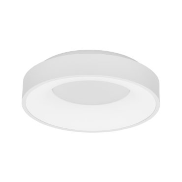 Nova Luce Rando Thin - plafonnier - Ø 38 x 9 cm - 30W LED dimmable inclus - blanc sable