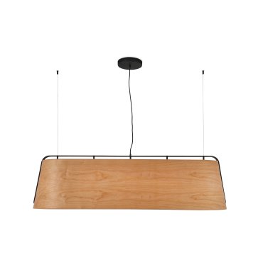 Faro Stood - lampe suspendue - 151 x 46 x 47 cm - noir et brun