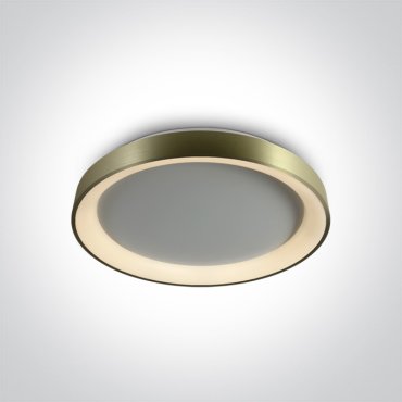 ONE Light LED Decorative Plafo - plafonnier - Ø 37,5 x 5,7 cm - 30W LED dimmable inclus - laiton brossé