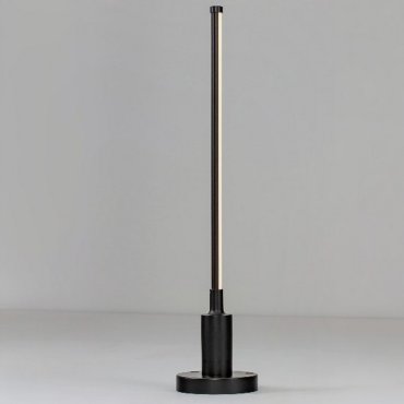 Nova Luce Dessay - lampe de jardin - Ø 1,6 x 58 cm - 6W LED inclus - IP65 - noir sablé