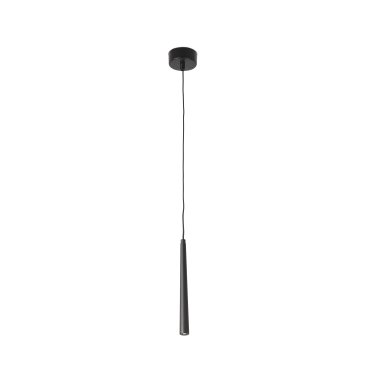 Faro Sabi - lampe suspendue - Ø 2,5 x 25 cm - 3W LED inclus - noir mat