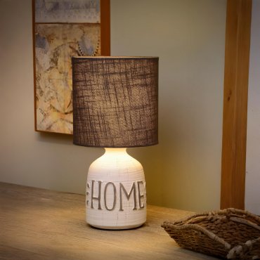 Lucide Cosby - lampe à poser - Ø 16,5 x 32,5 cm - noir