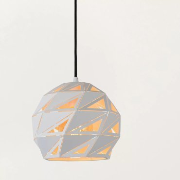 Lucide Malunga - lampe suspendue - Ø 25 x 150 cm - blanc