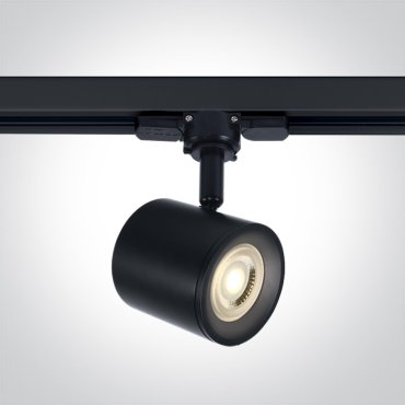 ONE Light GU10 Track Spots - spot sur rail - système de rail triphasé - Ø 7 x 9,6 cm - noir