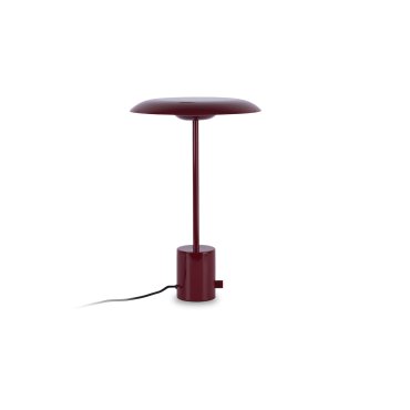 Faro Hoshi - lampe à poser - Ø 26 x 40 cm - 12W LED dimmable inclus - grenat brillant