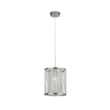 Searchlight Elise - lampe suspendue - Ø 21 x 145 cm - chrome