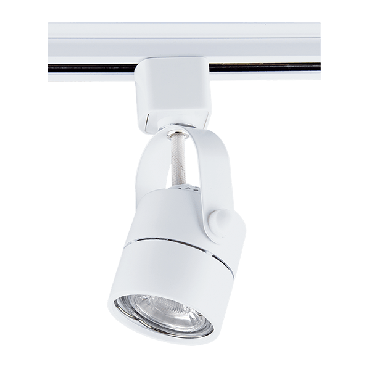 Elmark accessoires pour rail - spot pour rail GU10 - Ø 5,7 x 14,7 cm - IP40 - blanc