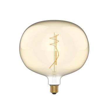 Daylight Italia Lampe LED Ellipse - Ø 22 x 23,5 cm - E27 - 8,5W dimmable - 2200K - ambre