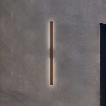 Nova Luce Doul - applique murale extérieure - 5,3 x 121 x 6 cm - 20W LED inclus - IP65 - corten