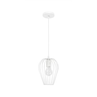 Nova Luce Sage - lampe suspendue - Ø 17 x 140 cm - blanc