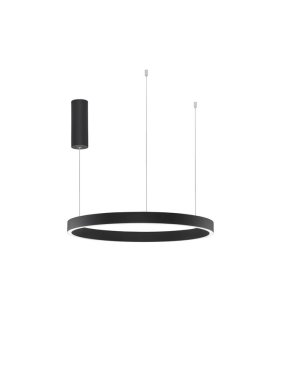 Nova Luce Sting - suspension - Ø 80 x 150 cm - LED dimmable 50W incl. - noir