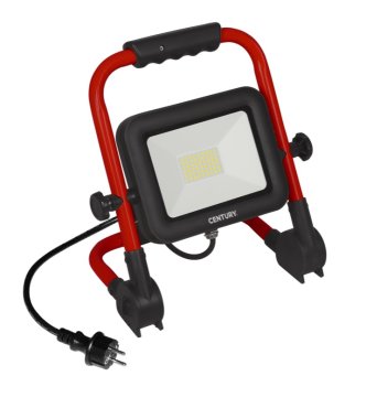 Century Italia Rework - projecteur portable - 18 x 28 x 29,2 cm - 150W LED inclus - IP65 - noir et rouge
