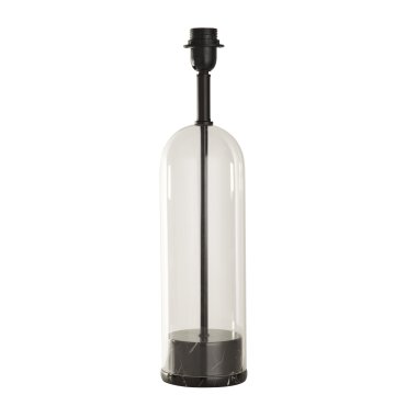 Searchlight Oxford - pied de lampe de table - Ø 12,5 x 51 cm - noir