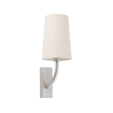 Faro Rem - applique murale - 16,5 x 21 x 47 cm - beige et nickel mat