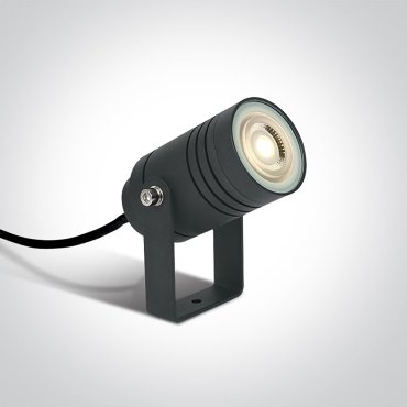 ONE Light GU10 Garden - spot au sol sur pointe - 13,2 x 11,2 cm - IP65 - anthracite