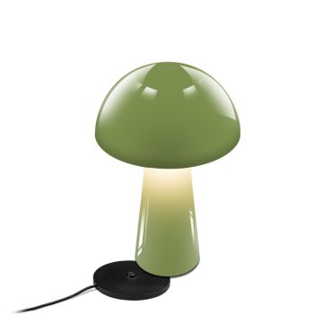 Century Italia Coco - lampe de table d'extérieur sans fil avec station de charge - Ø 16 x 25,5 cm - 1,5W LED dimmable inclus - IP44 - vert