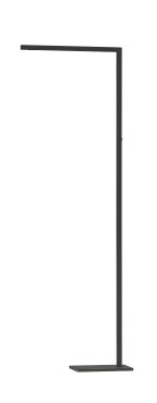 ETH Sem - lampe sur pied - 45 x 18 x 140 cm - LED dimmable 10W incl. - noir
