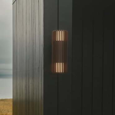 Nordlux Aludra N - applique murale extérieure - 12,4 x 33,7 x 17,4 cm - IP54 - brun