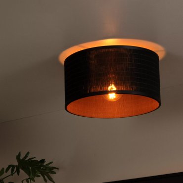 Lucide Tagalog - plafonnier - Ø 40 x 20 cm - noir