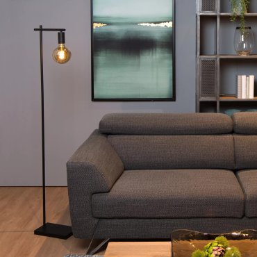 Lucide Leanne - lampadaire - 15 x 26 x 152 cm - noir