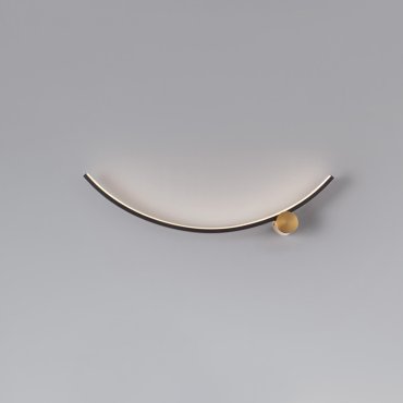 Nova Luce Kima - applique murale - 62,5 x 14,5 x 6 cm - 14W LED inclus - or et noir sablé