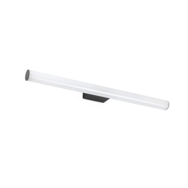 Faro Volga - applique murale - 60 x 8 x 4 cm - 12W LED inclus - IP44 - noir mat
