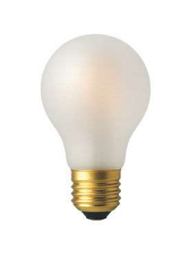 Daylight Italia Satin Lampe LED - Ø 6 x 10,8 cm - E27 - 8W dimmable - 2700K - blanc satiné