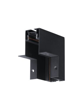 Nova Luce Buxton - Connecteur en V pour rail magnétique encastré - 10 x 10 x 6,1 cm - noir sable