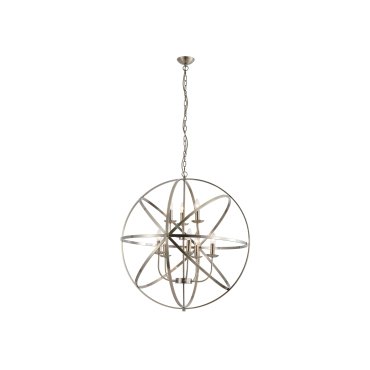 Searchlight Orbit - lampe suspendue - Ø 80 x 200 cm - laiton antique