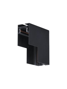 Nova Luce Buxton - Connecteur en V pour piste magnétique à monter en surface ou à épingler - 10 x 10 x 6,1 cm - noir sable