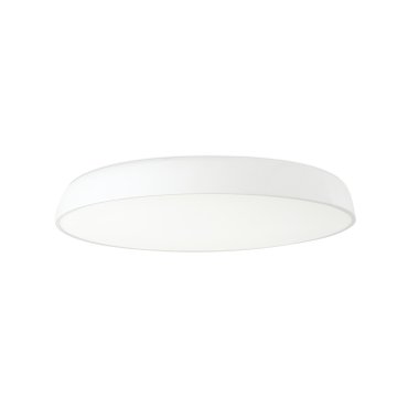 Faro Mega - plafonnier - Ø 75 x 11 cm - 52W LED dimmable inclus - blanc mat