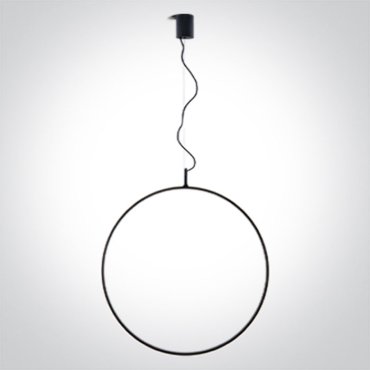 ONE Light Décorative - lampe suspendue - Ø 80 x 150 cm - 40W LED dimmable inclus - noir