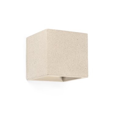 Faro Kamen - applique murale - 11,5 x 11,5 x 11,5 cm - beige