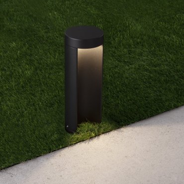 Nova Luce Tien - lampe de jardin - 9 x 25 cm - 9W LED inclus - IP54 - anthracite foncé