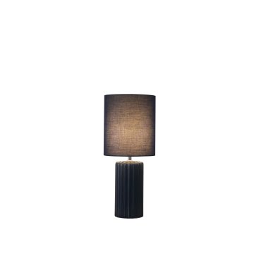 Searchlight Groove - lampe à poser - Ø 22 x 51 cm - bleu marine
