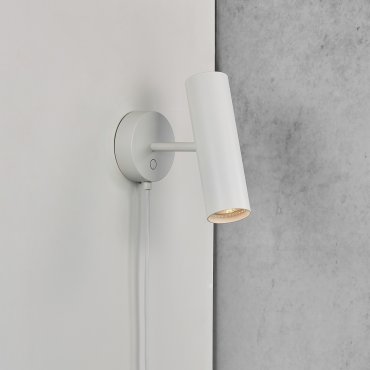 Design for the People Mib 6 - applique murale avec interrupteur - 10 x 17,1 x 20 cm - blanc