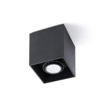 Faro Tecto - plafonnier - 8,2 x 8,2 x 9,5 cm - noir mat