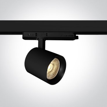 ONE Light COB Shop Range - spot sur rail - Ø 8 x 8,7 cm - LED 10W/15W/20W incl. - noir - couleur de lumière réglable