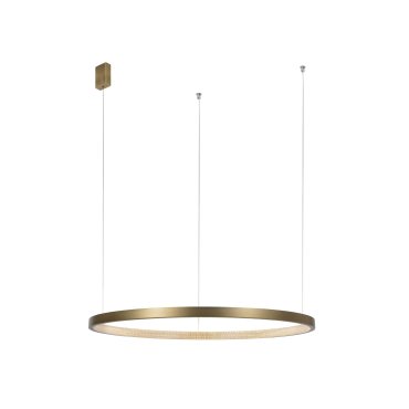 Nova Luce Vegas - lampe suspendue - Ø 108 x 180 cm - 35W LED inclus - laiton antique