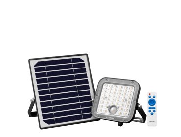 Century Italia Energy - projecteur solaire - 15,4 x 12 x 3,1 cm - 10W LED dimmable inclus - IP65 - noir