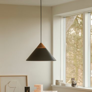Design For The People Kinto - lampe suspendue - Ø 42 x 324,6 cm - noir