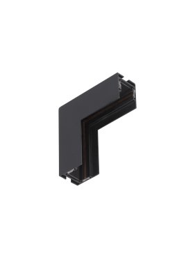 Nova Luce V-Connector - connecteur d'angle pour profilé magnétique en saillie - 10,5 x 3,3 x 3,9 cm - noir sable