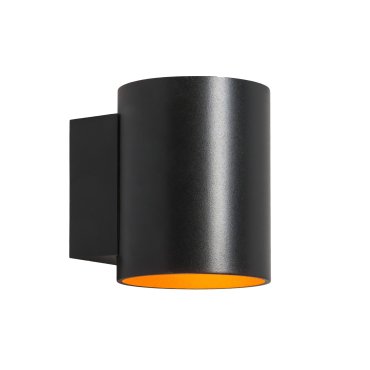 MODÈLE D’EXPOSITION - Zuma Line Sola WL Round Next - applique murale - 10,2 x 8 x 9,8 cm - noir et or