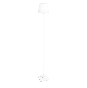Century Italia Altea - lampadaire d'extérieur avec pic optionnel - Ø 18 x 142 cm - 2W dimmable LED inclus - IP44 - blanc